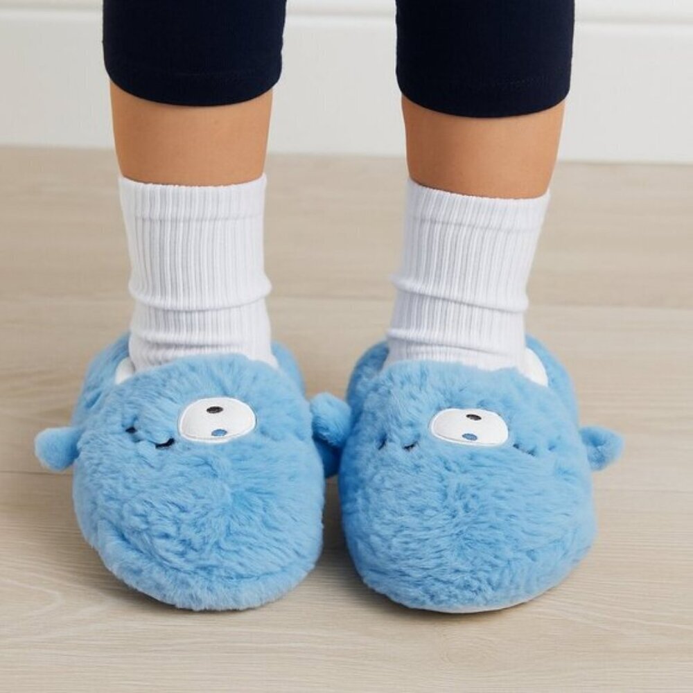 Squishmallows FuzzAMallows Collection Kids Plush Slippers Size 11–12